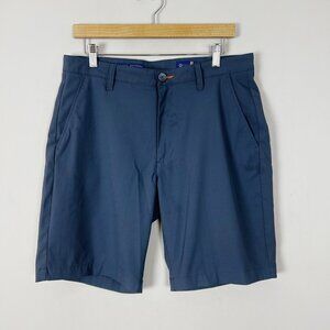 STITCH Blue Gray Performance Shorts Lightweight Golf Travel Size 32 Men's